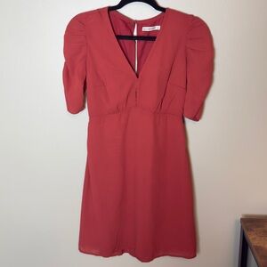 Abercrombie & Fitch Rust Midi Dress